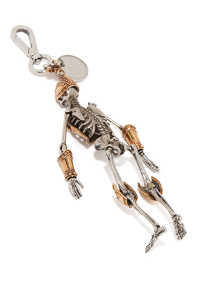 Brass Skeleton Key Ring